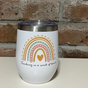 NWOT Rainbow heart cup
“ Teaching is a work of heart “